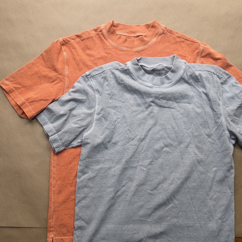 SOLD Madewell Men's Mockneck Short-Sleeve T Small